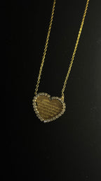 Ayatul Kursi Heart Pendant Necklace - Original 1 - Shop Aizel