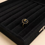 Gold Onyx Bee Statement Ring - View 3 - Shop Aizel