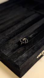 Gold Onyx Bee Statement Ring - View 7 - Shop Aizel