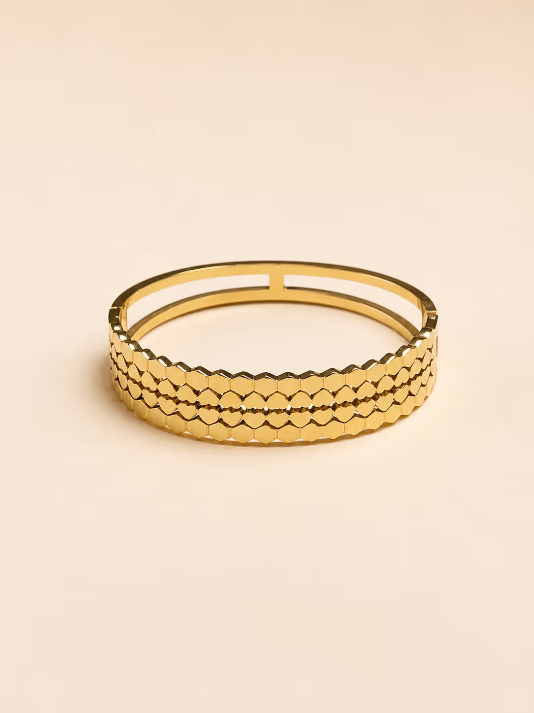 Exclusive Gold-Tone Bangles (KD-1) - View 2 - Shop Aizel