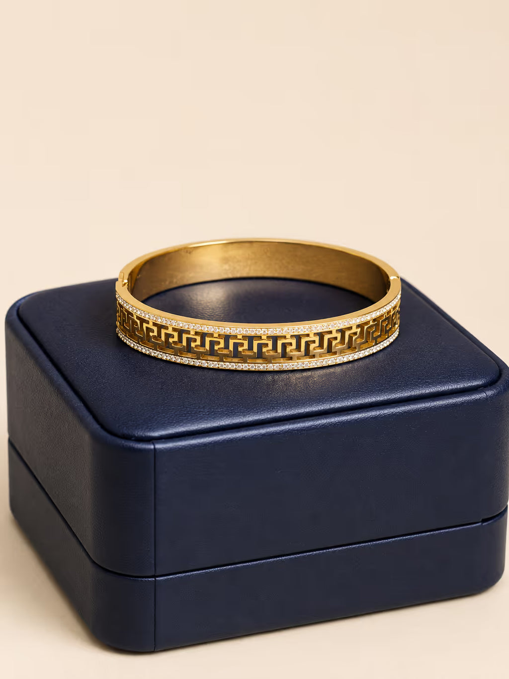 Exclusive Gold-Tone Bangles (KD-2) - View 2 - Shop Aizel