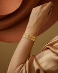 Exclusive Gold-Tone Bangles (KD-1) - View 3 - Shop Aizel