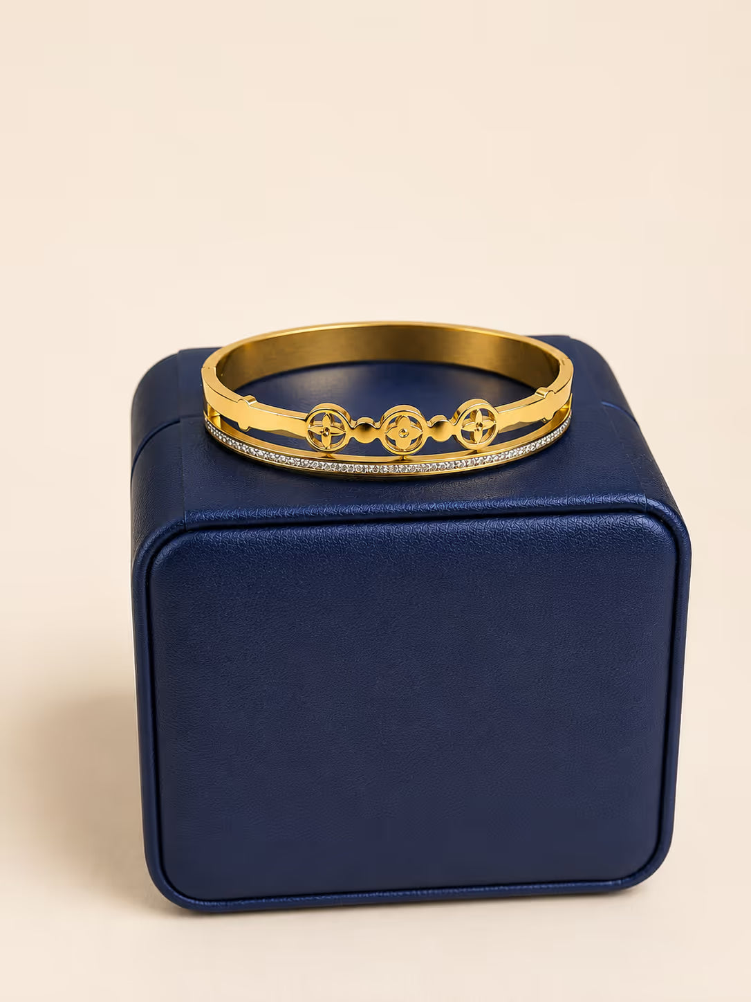 Exclusive Gold-Tone Bangles (KD-4) - View 3 - Shop Aizel